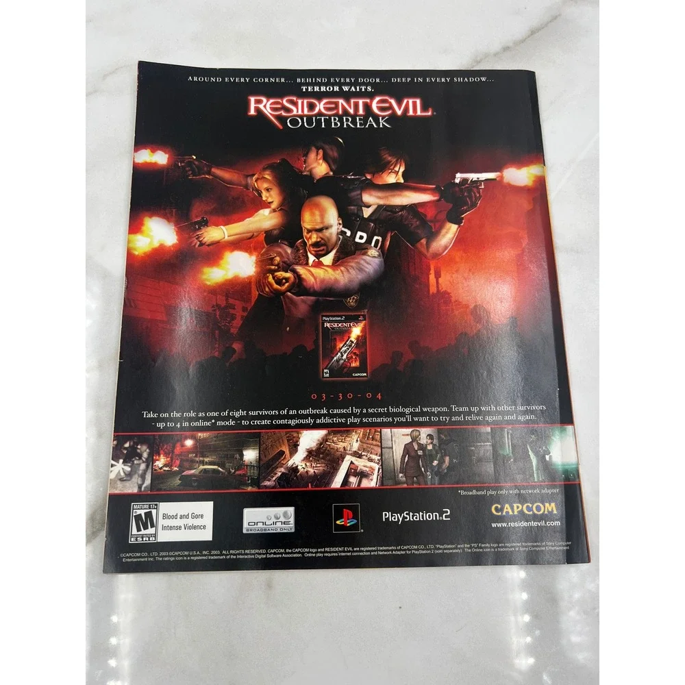 Game Informer Issue 132 April 2004 Jak 3 Ratchet & Clank PS2 Resident Evil Ad